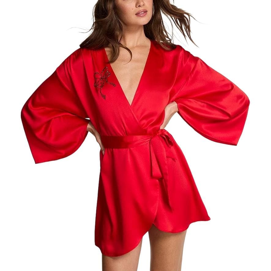 Victoria's Secret Victoria's Secret Fashion Show Collection Красные Перчатые Женские Халаты - изображение 1