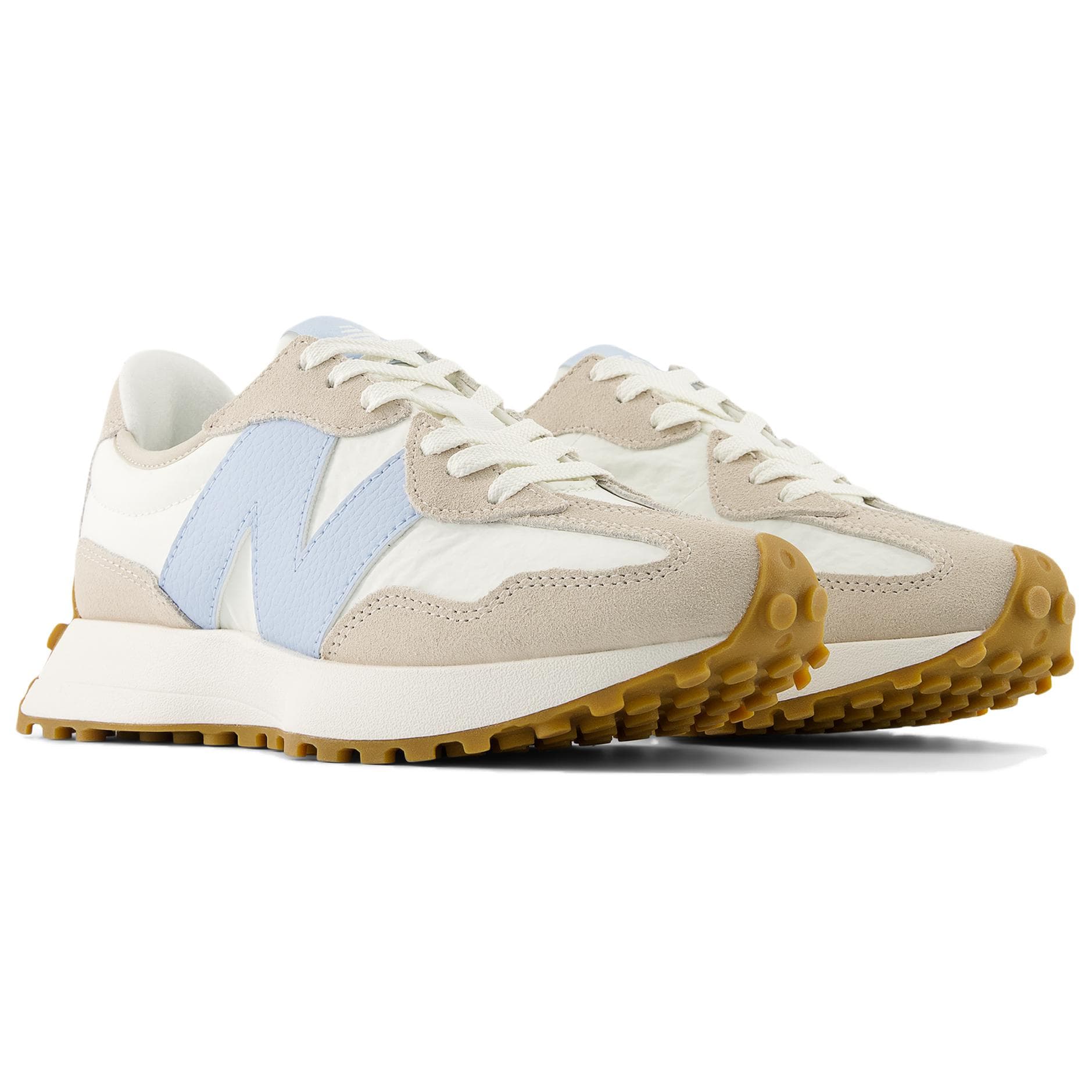 Кроссовки для бега New Balance NB 327 Low Топ Резинопласт Повседневные Беговые Кроссовки Женские Бежевые - изображение 3