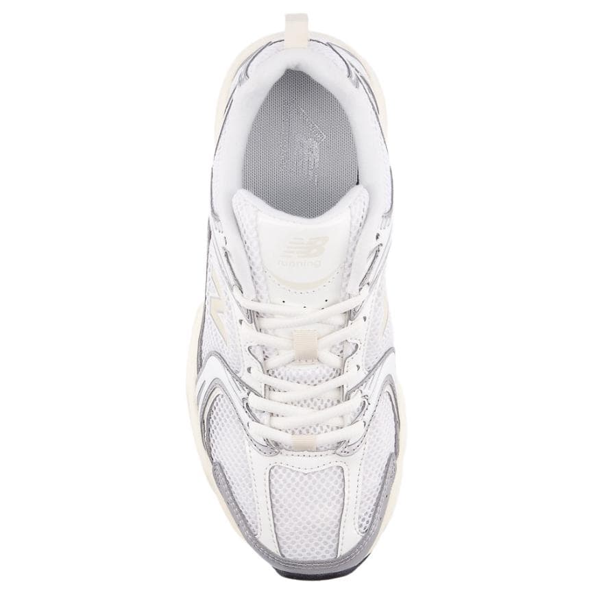 Кроссовки для бега New Balance NB 530 Low Top Повседневные беговые кроссовки Унисекс Белый Серебряный - изображение 3