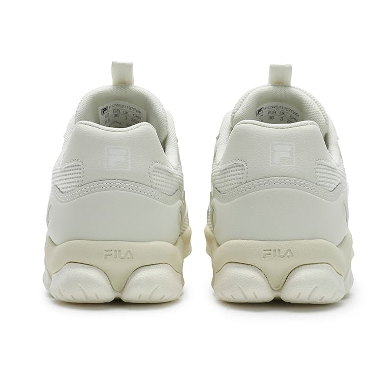 Кроссовки FILA FLUID 6 ST Текстиль Синтетическая кожа Низкий топ Кроссовки с толстой подошвой Женские Белый Желтый - изображение 4