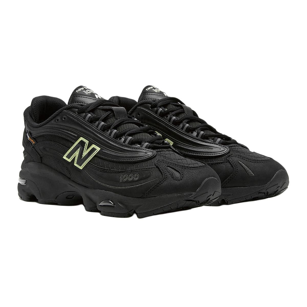 Кроссовки для бега New Balance NB 1000 Low Топ ABZORB Амортизация Повседневные Беговые Кроссовки Унисекс Черные - изображение 3
