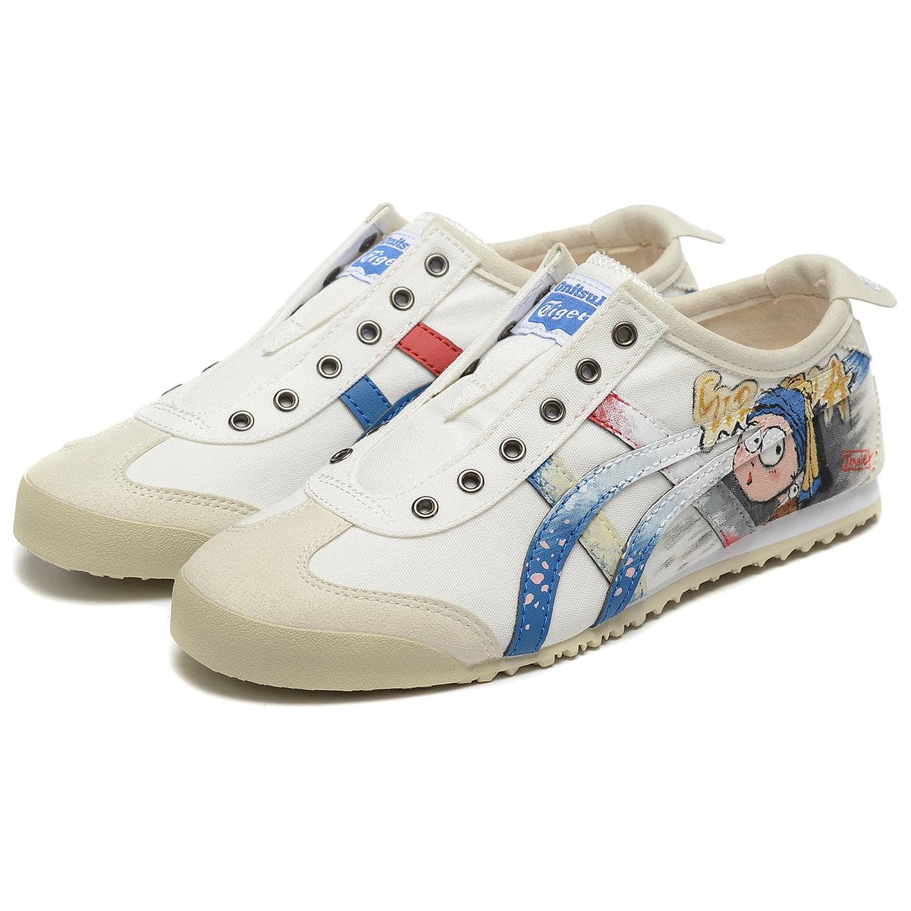 Кроссовки Onitsuka Tiger Mexico 66 White Blue - изображение 5