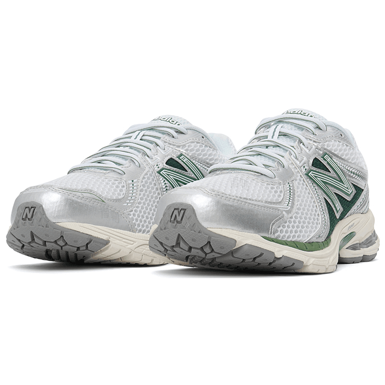Кроссовки для бега New Balance 860 v2 Green White Silver - изображение 4