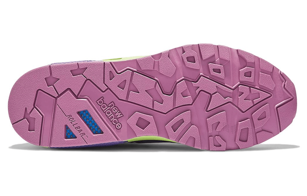 Кроссовки для бега Stray Rats x New Balance 580 Pink Green - изображение 6