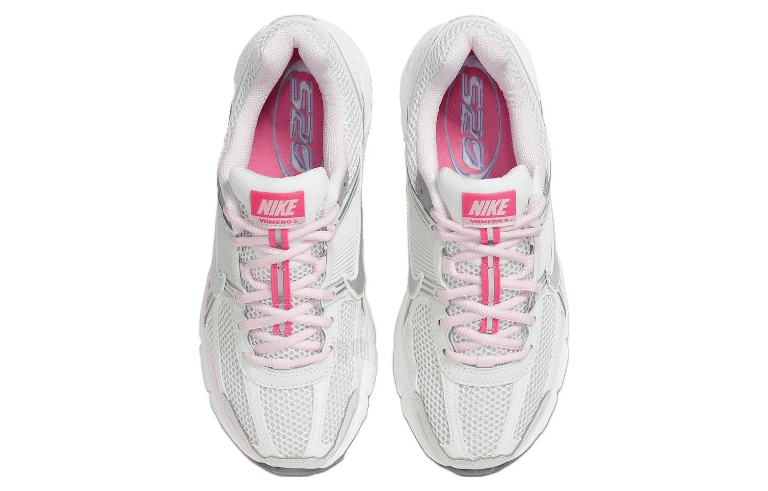 Кроссовки для бега Nike Air Zoom Vomero 5 White Pink — фото 4