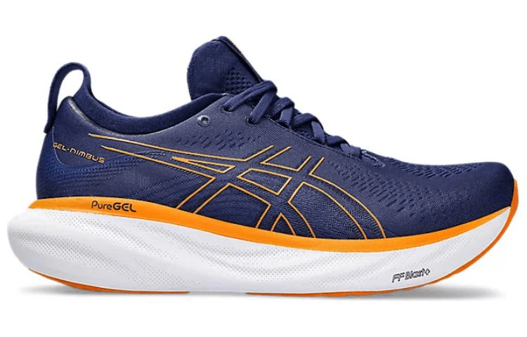 Кроссовки для бега Asics GEL-Nimbus 25 Blue Orange - изображение 2