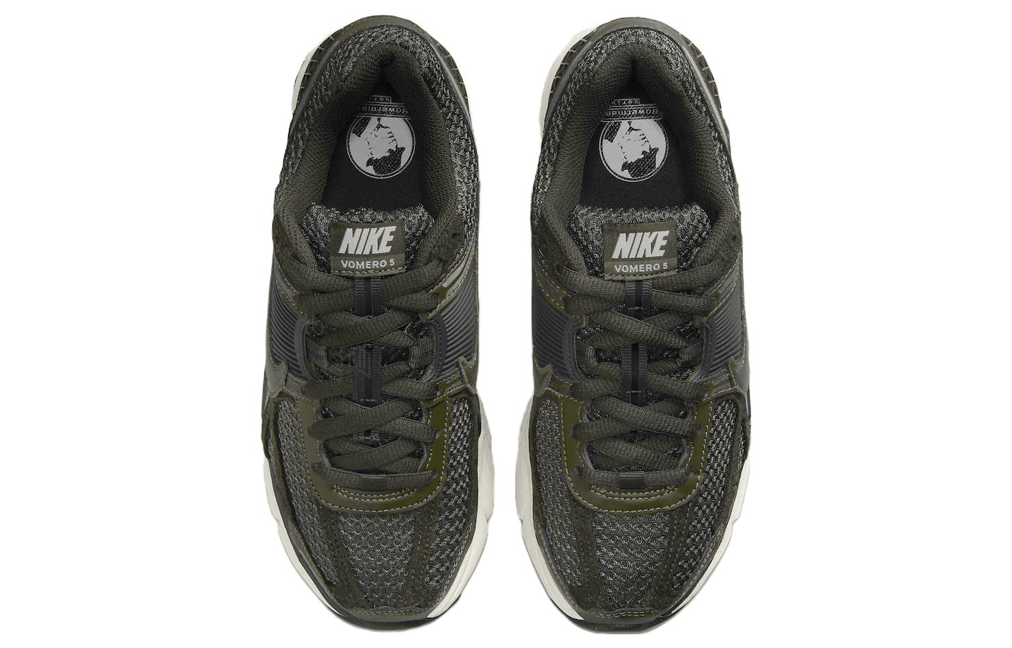 Кроссовки для бега Nike Air Zoom Vomero 5 Black Green — фото 4