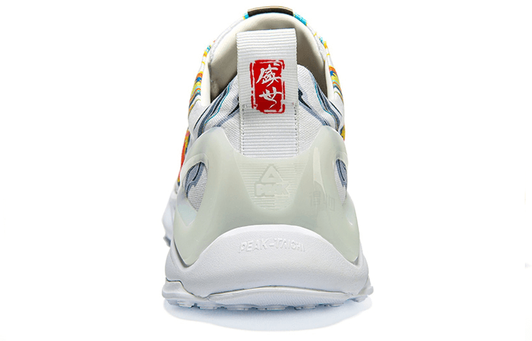 Кроссовки для бега PEAK Low-Top Running Shoes White Orange - изображение 4