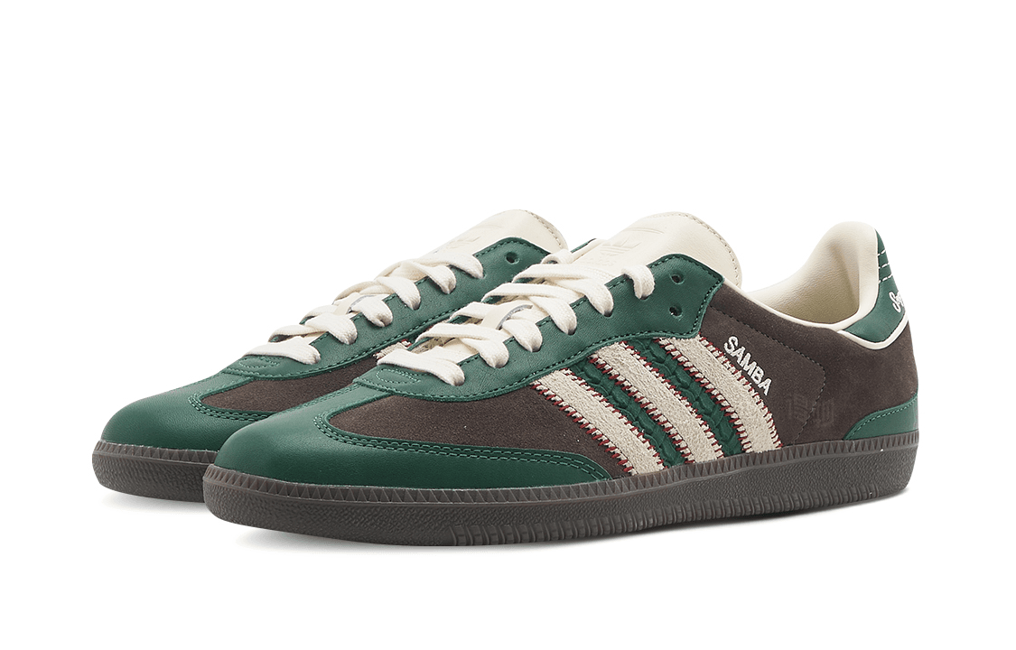 Кроссовки adidas Samba OG Green Brown - изображение 3