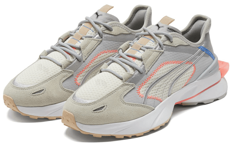 Кроссовки для бега PUMA Pwrframe Brutalist Grey Orange - изображение 3