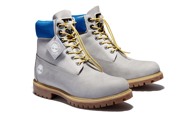 Ботинки уличные Timberland Premium High-Top Boots Grey - изображение 3