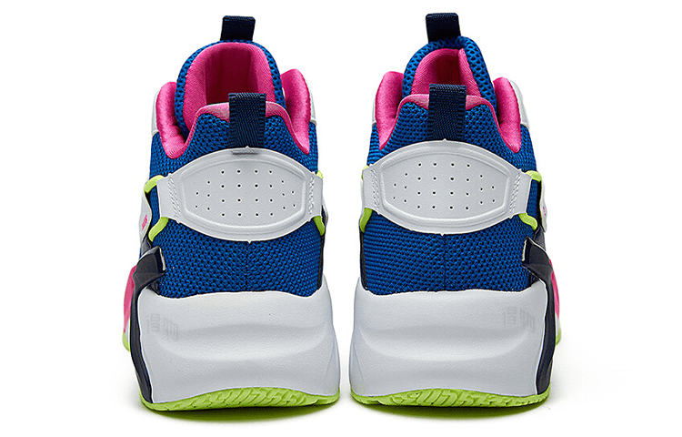 Кроссовки 361° High-Top Basketball Shoes White Blue - изображение 3