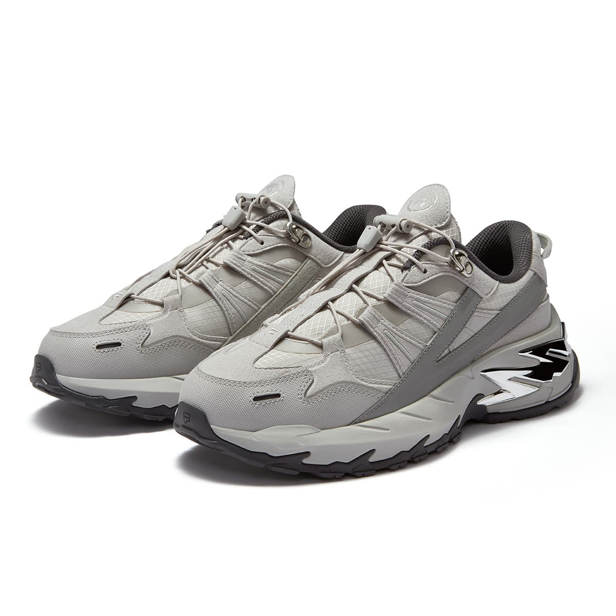 Кроссовки FILA FUSION COMET Устойчивая к истиранию Низкая Повседневная Обувь Женская Серого цвета - изображение 3