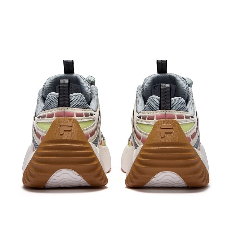 Кроссовки FILA FUSION BONE II Vertebra Shoes 2 Low Топ Повседневная обувь Женские Горчичный зеленый - изображение 3