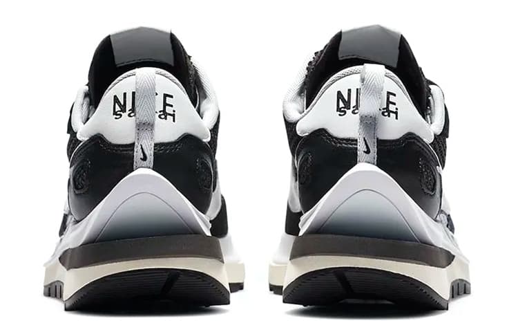 Кроссовки Sacai x Nike VaporWaffle Black White - изображение 5