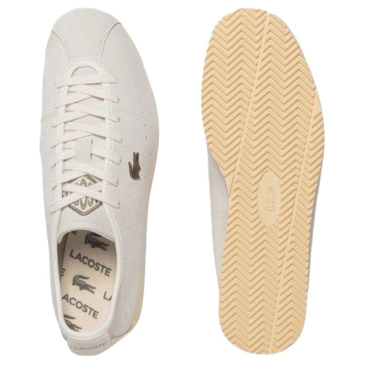 Кроссовки LACOSTE Club Low Повседневная обувь Мужская Бежевая - изображение 5