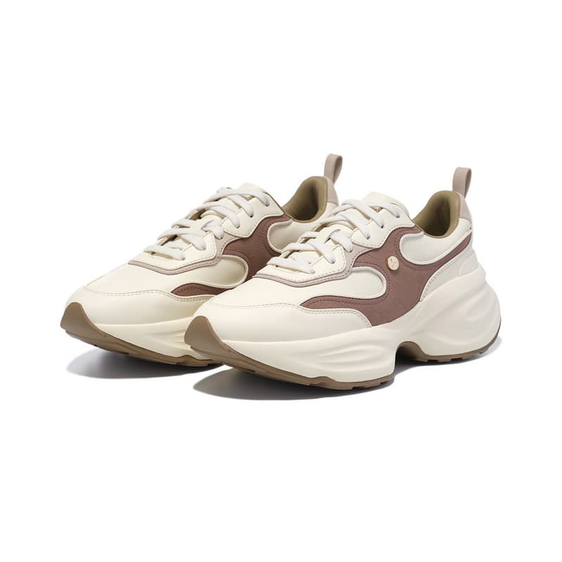 Кроссовки LI NING 1990 Повседневная обувь Женская Освежающий вариант Древний Желтый Коричный Коричневый - изображение 2