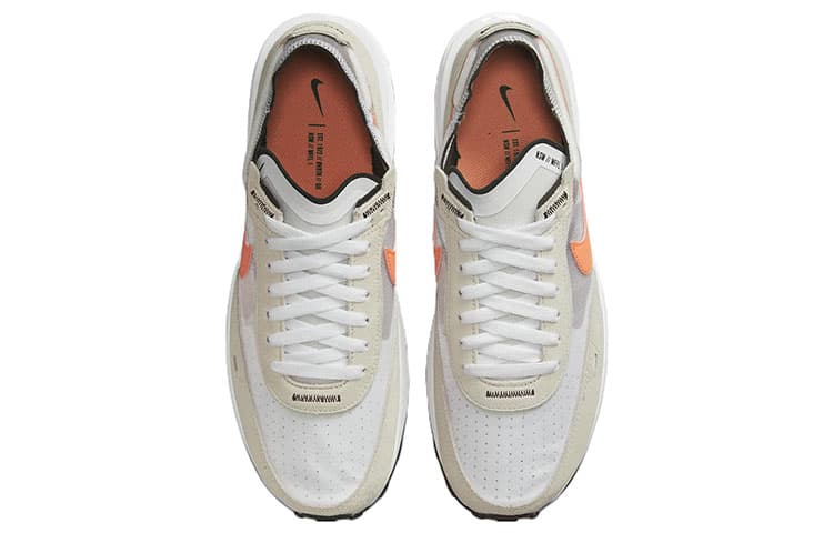 Кроссовки Nike Waffle One White Grey Orange - изображение 4