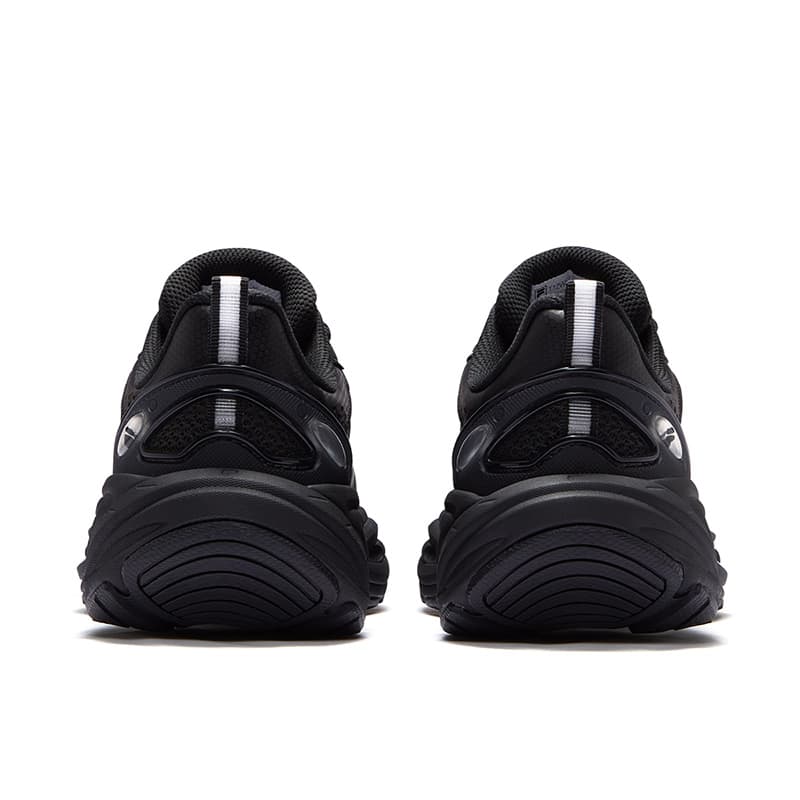 Кроссовки FILA FUSION BUZZARD II Meteorite Shoes 2 Low Топ Повседневная обувь Женские Черно-серебро - изображение 4