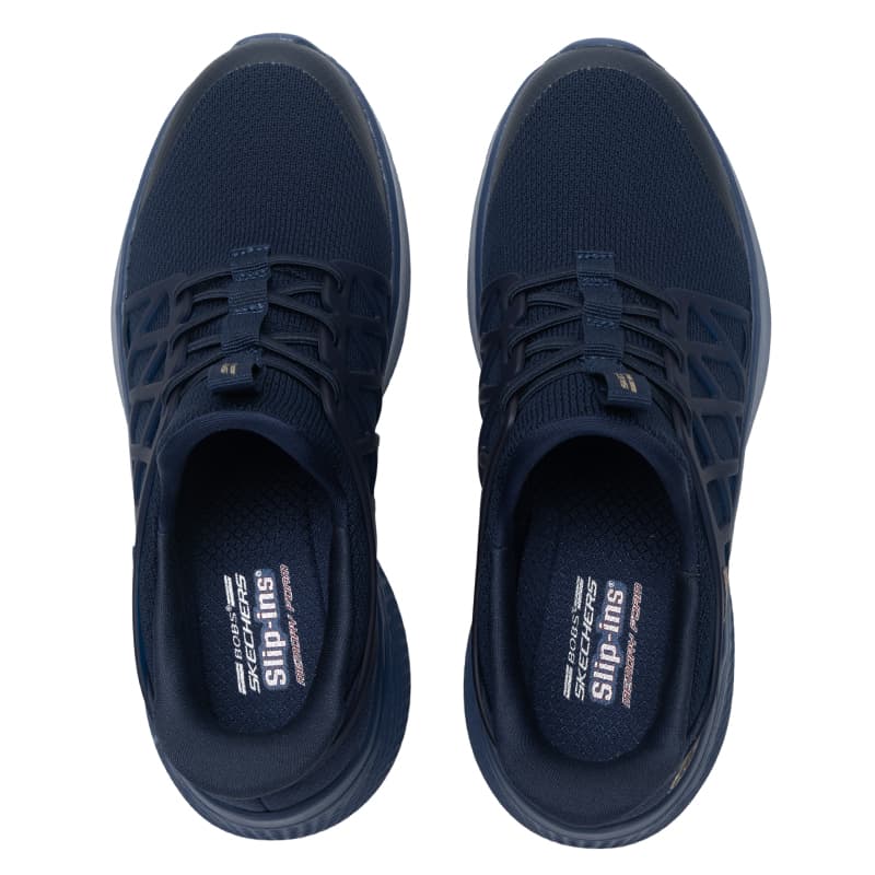 Кроссовки Skechers Bob's Низкие повседневные кроссовки женские темно-синие - изображение 4