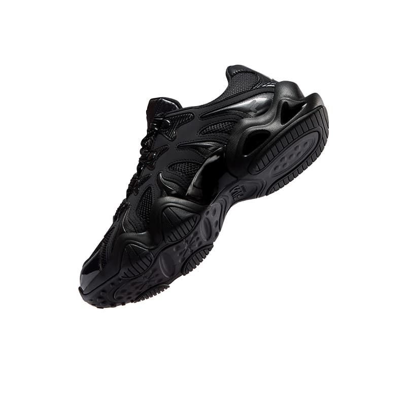 Кроссовки FILA FUSION Jagger 2050 Когтеточные туфли Низкий Топ Повседневная обувь Мужская Скачущий конь Черный - изображение 5