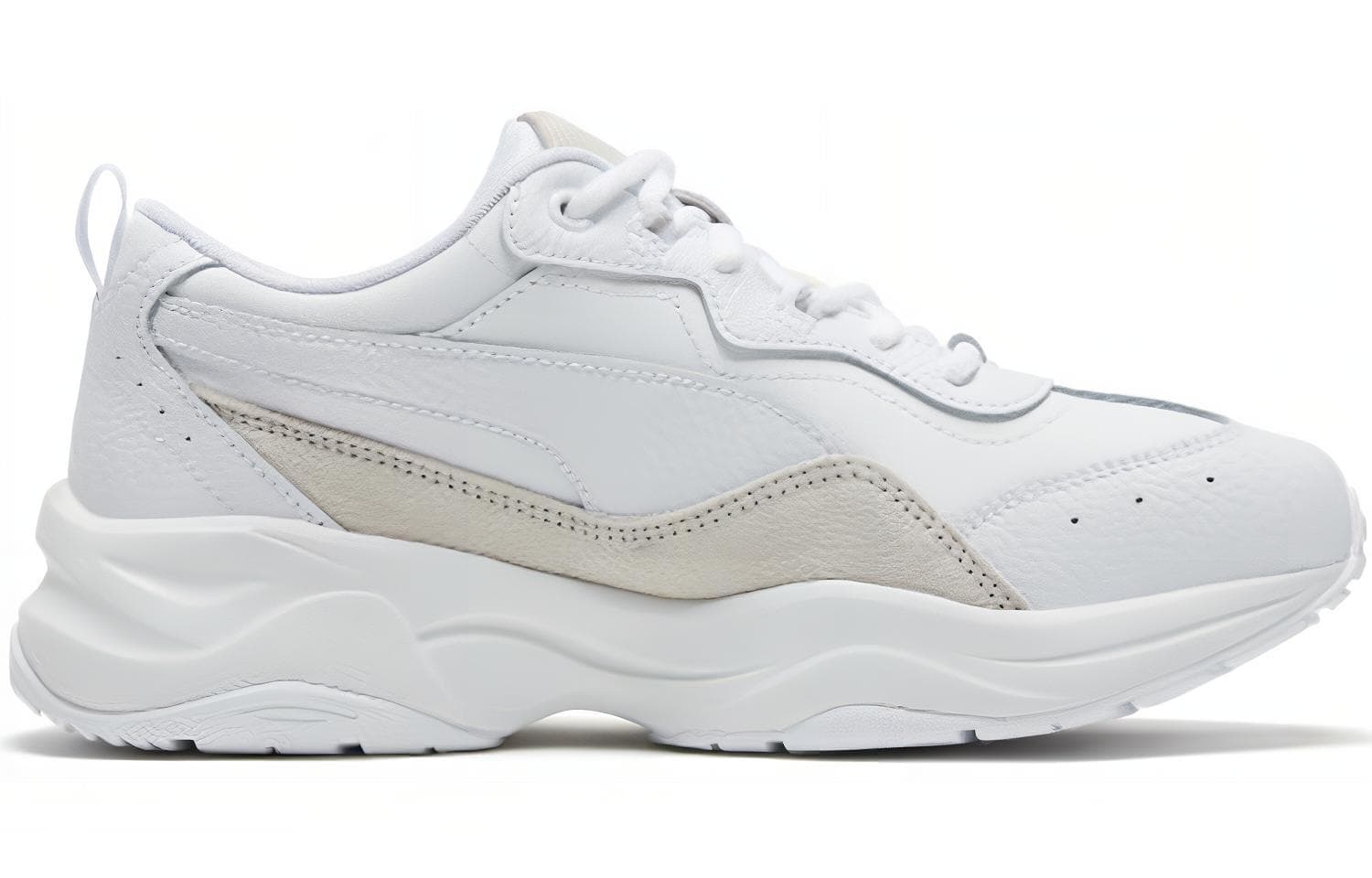 Кроссовки PUMA Cilia Lux White Grey - изображение 2