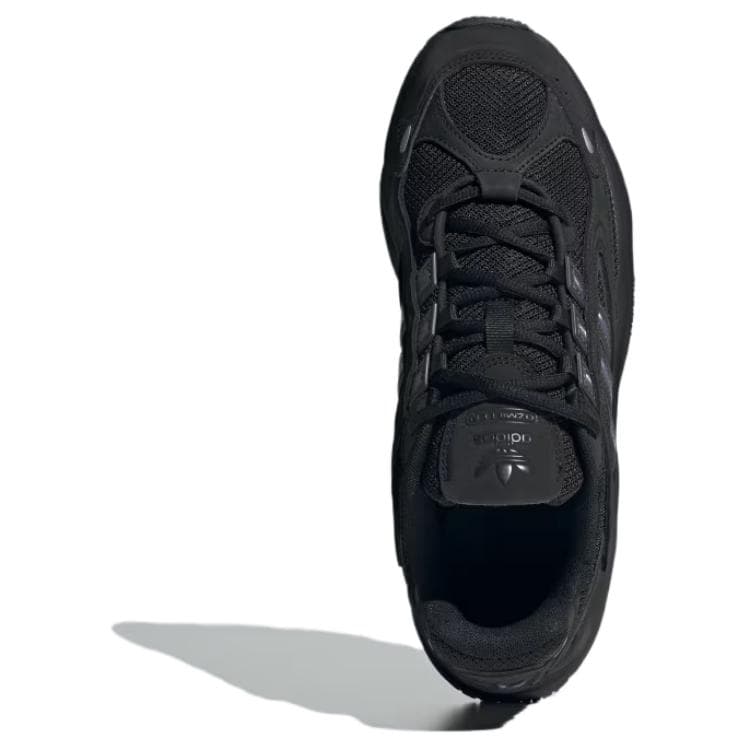 Кроссовки Adidas Originals Ozmillen Кожа Дышащий Устойчивый к истиранию Низкий Верх Повседневная Обувь Унисекс Черный - изображение 5