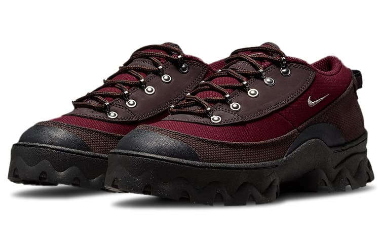 Кроссовки Nike Lahar Low "Canvas Dark Beetroot" - изображение 3