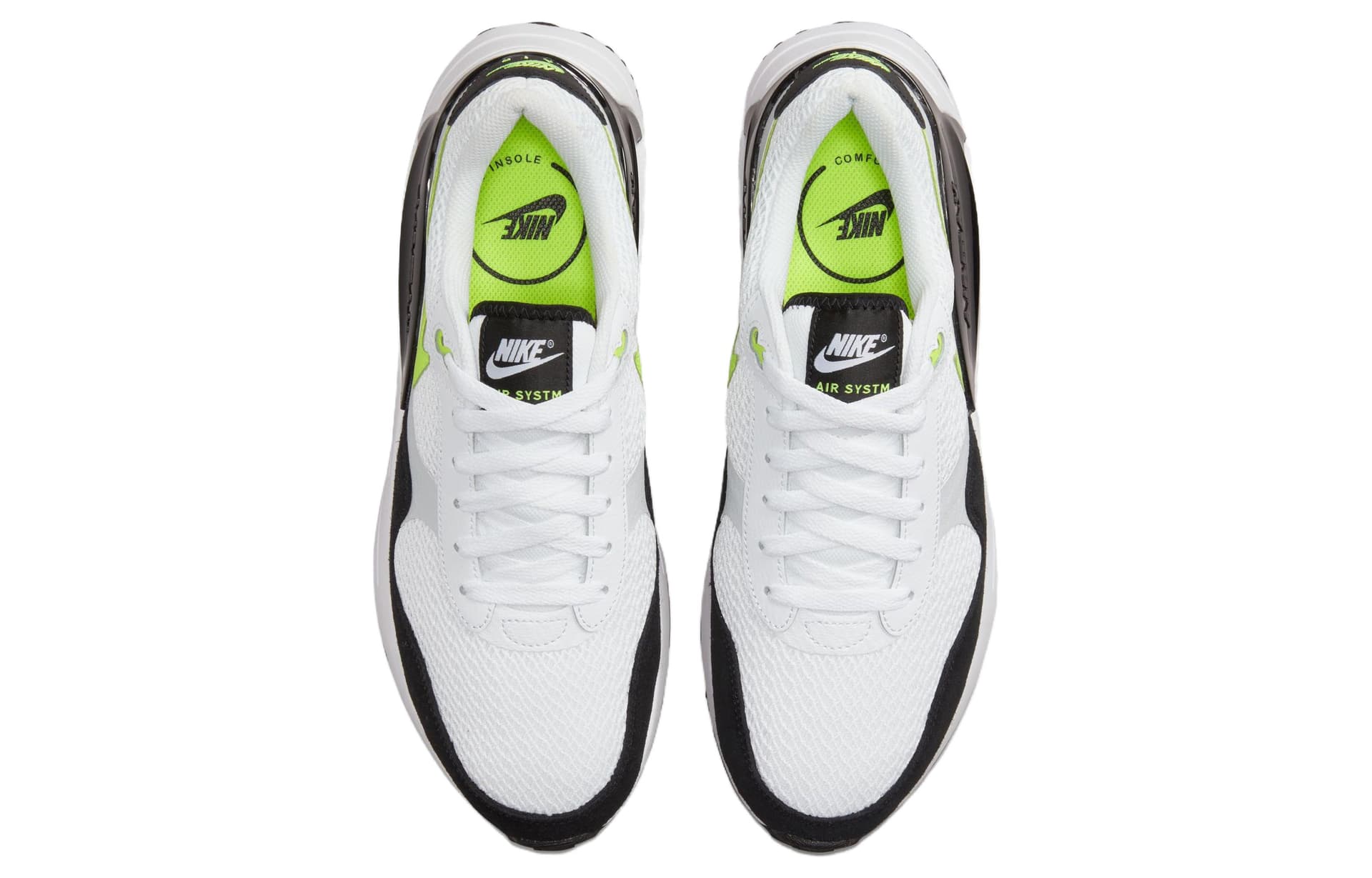 Кроссовки Nike Air Max SYSTM White Black Green - изображение 3