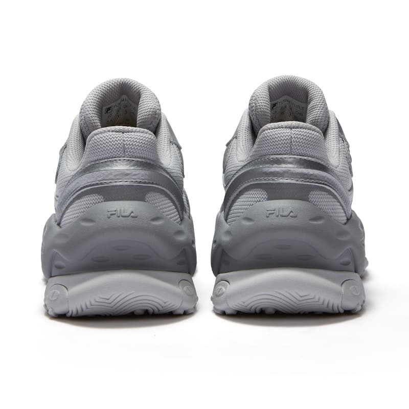 Кроссовки FILA FUSION CHEESE DX Сыры Устойчивые к истиранию Низкие Повседневные Женские Кроссовки Лунный Камень Серый - изображение 5