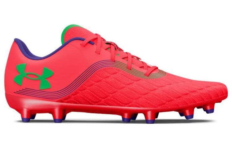 Кроссовки для футбола Under Armour Clone Magnetico Pro FG Твердый Грунт Футбольные Бутсы Унисекс Красный - изображение 2