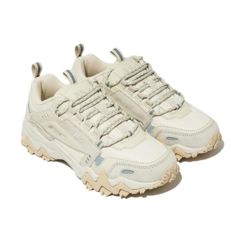 Кроссовки FILA Oakment Tr Low Топ Повседневная обувь Унисекс Бежевый - изображение 3