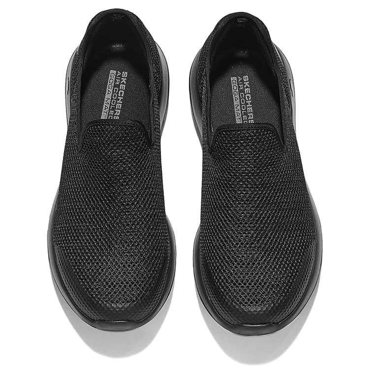 Кроссовки Skechers GO WALK Max Низкий Топ Повседневная Обувь Мужская Черная - изображение 4