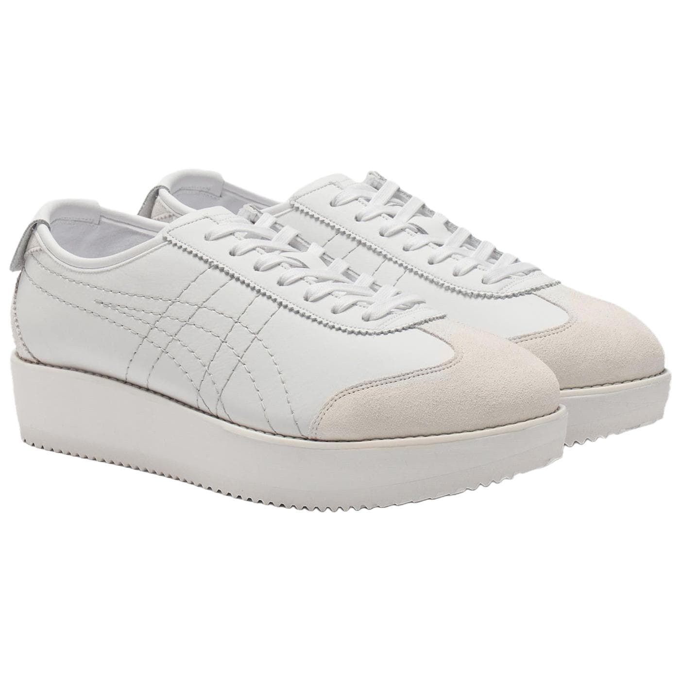 Кроссовки Onitsuka Tiger MEXICO 66 Повседневная обувь Низкий Топ Белый Унисекс - изображение 2