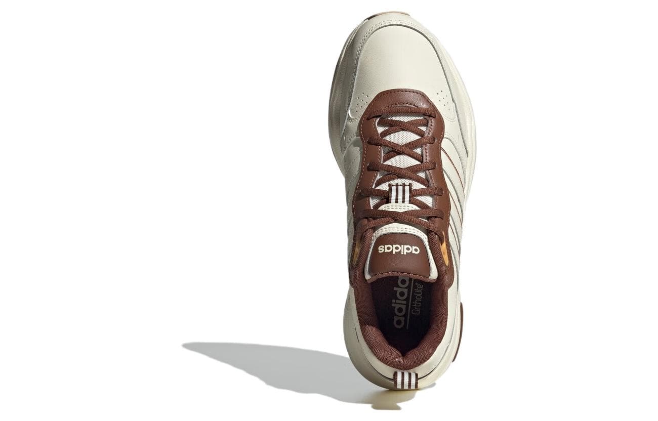 Кроссовки Adidas Neo Strutter противоскользящая устойчивая к истиранию низкий верх повседневная обувь унисекс бежевый коричневый - изображение 3