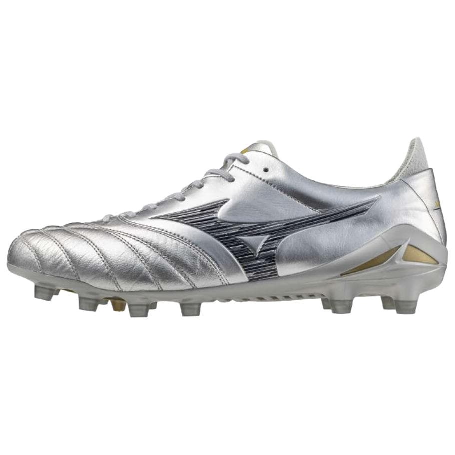Кроссовки для футбола Mizuno Morelia Neo 4 Мягкий и Комфортный Противоскользящий Устойчивый к Износу Футбольные Бутсы Унисекс Серебряный - изображение 1