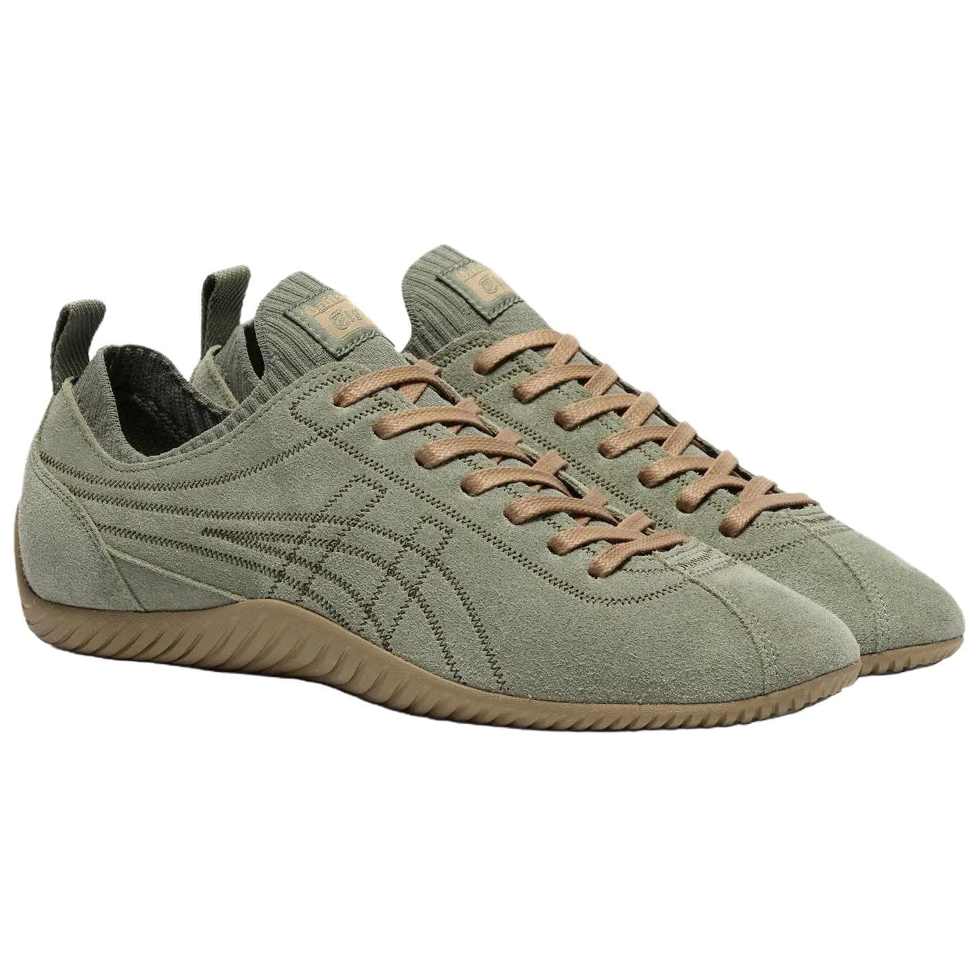 Кроссовки Onitsuka Tiger Sclaw Повседневная обувь Унисекс Зеленый - изображение 3