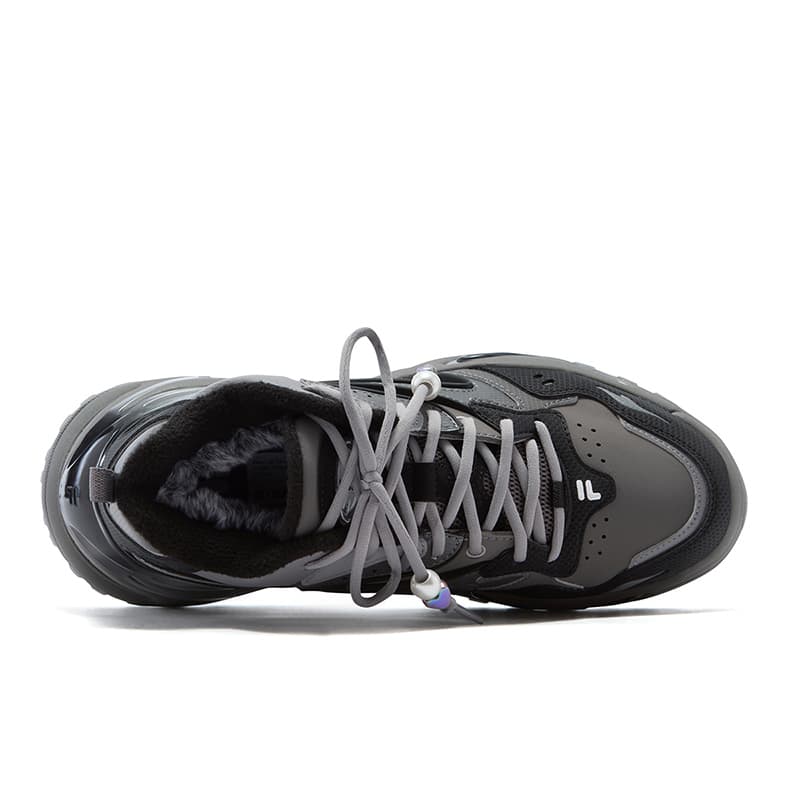 Кроссовки FILA FUSION EVA Gummies Синтетическая кожа С флисовой подкладкой Trendy Sports MID Топ Повседневная обувь Женские - изображение 4