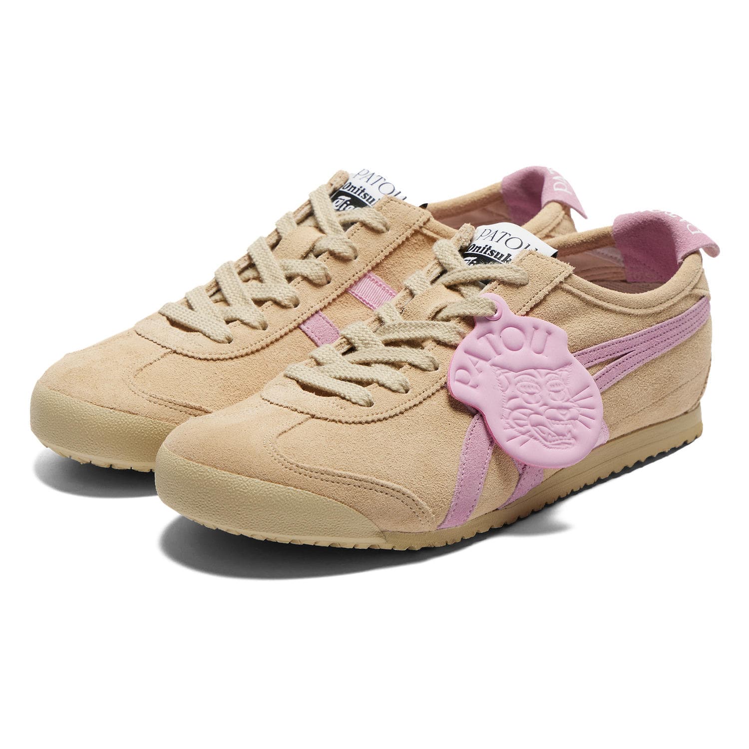 Кроссовки Patou x Onitsuka Tiger MEXICO 66 Противоскользящая Устойчивая к истиранию Низкий Топ Повседневная обувь Унисекс - изображение 3