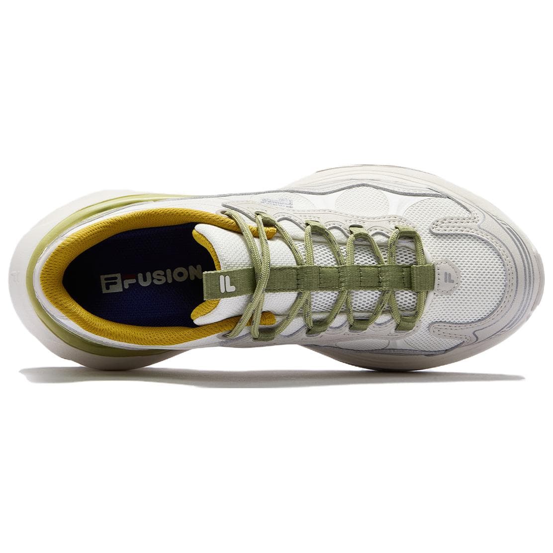 Кроссовки FILA FUSION GRAVEL Stratum Shoes Низкие повседневные кроссовки для женщин белые и серые - изображение 3