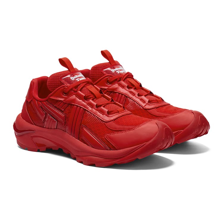 Кроссовки Onitsuka Tiger TIGTRAIL RS Текстиль Синтетическая кожа Амортизация Противоскользящий Низкий топ Повседневная обувь - изображение 3