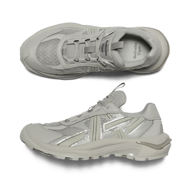 Кроссовки Onitsuka Tiger Низкий топ Повседневная обувь Унисекс Серый - изображение 5