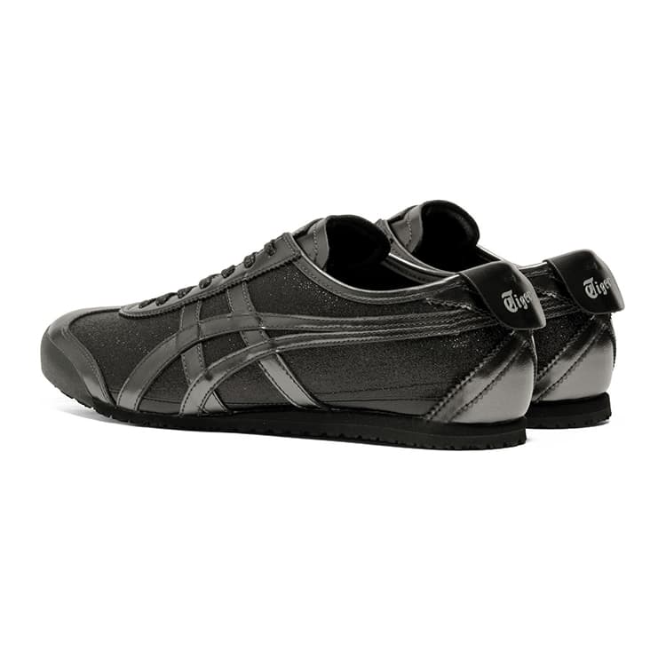 Кроссовки Onitsuka Tiger MEXICO 66 Low Топ Повседневная обувь Унисекс Черно-серый - изображение 3