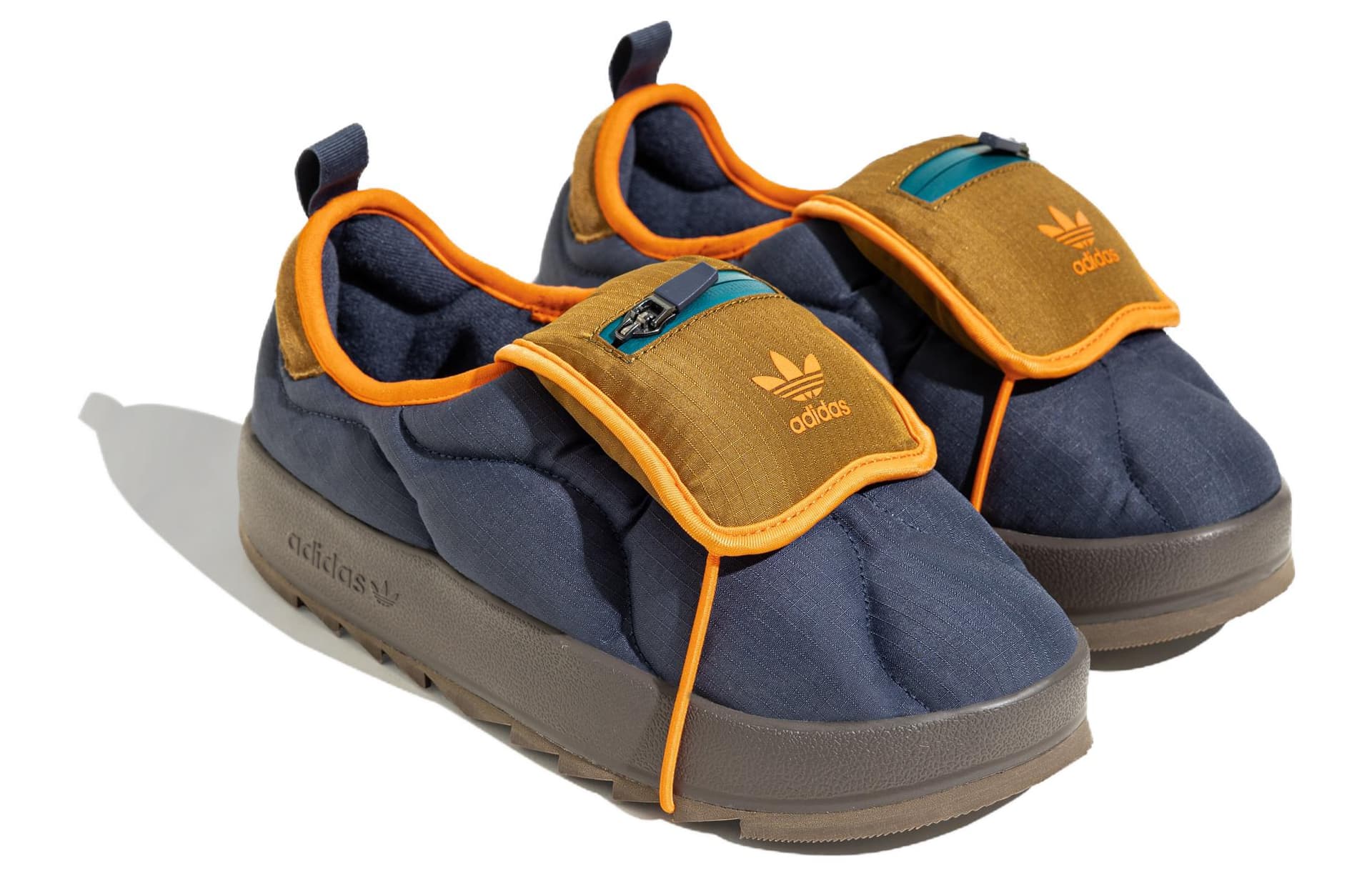Кроссовки adidas Puffylette Brown Blue - изображение 3