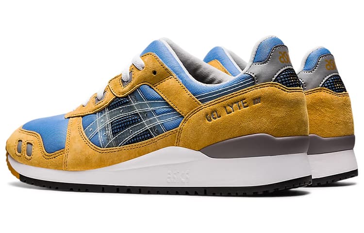 Кроссовки Awake NY x Asics Gel-Lyte 3 OG Blue Yellow - изображение 4