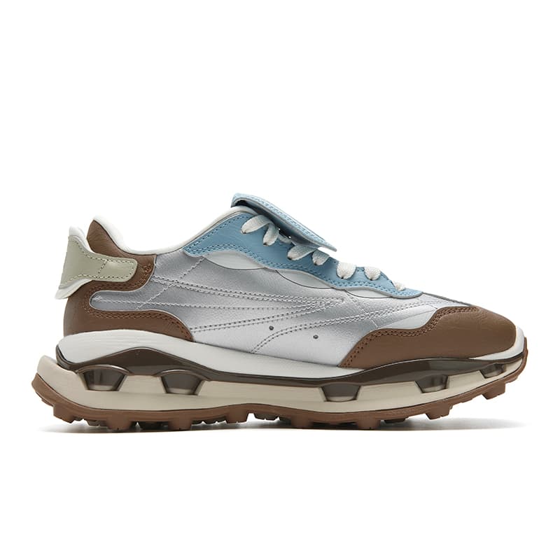 Кроссовки FILA KM2 Low Топ Повседневная обувь Женская Серебряная Коричневая - изображение 2