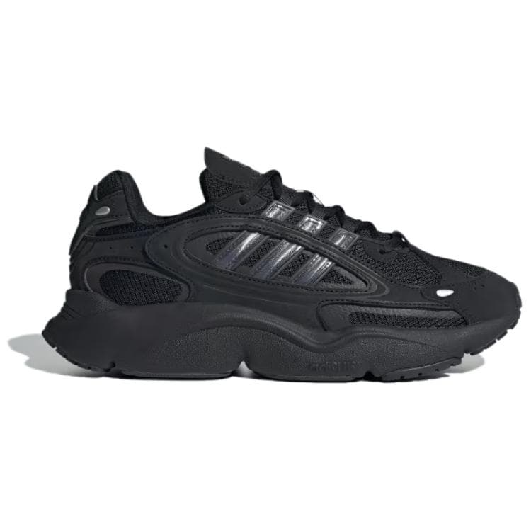 Кроссовки Adidas Originals Ozmillen Кожа Дышащий Устойчивый к истиранию Низкий Верх Повседневная Обувь Унисекс Черный - изображение 2