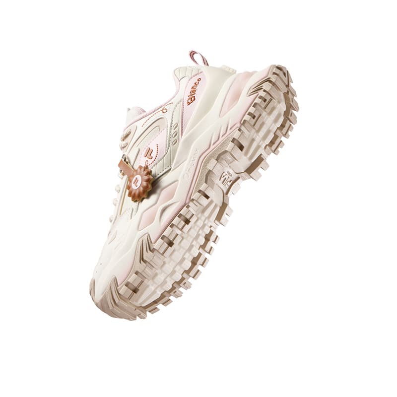 Кроссовки FILA FUSION BIANCO DX Бьянко Обувь Повседневная Женская Кремовый Порошок - изображение 5