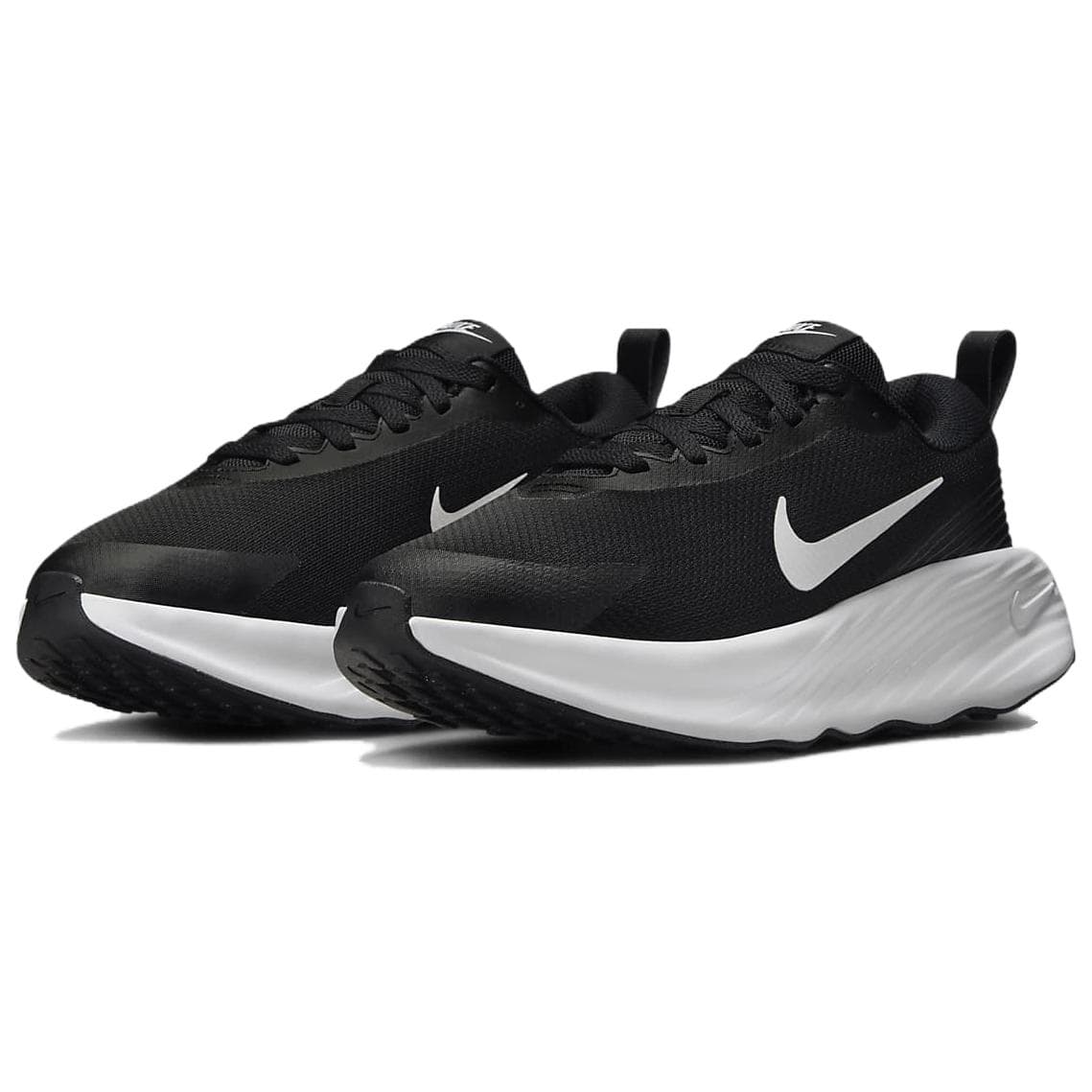 Кроссовки Nike противоскользящая низкая женская обувь для ходьбы черно-белая - изображение 3