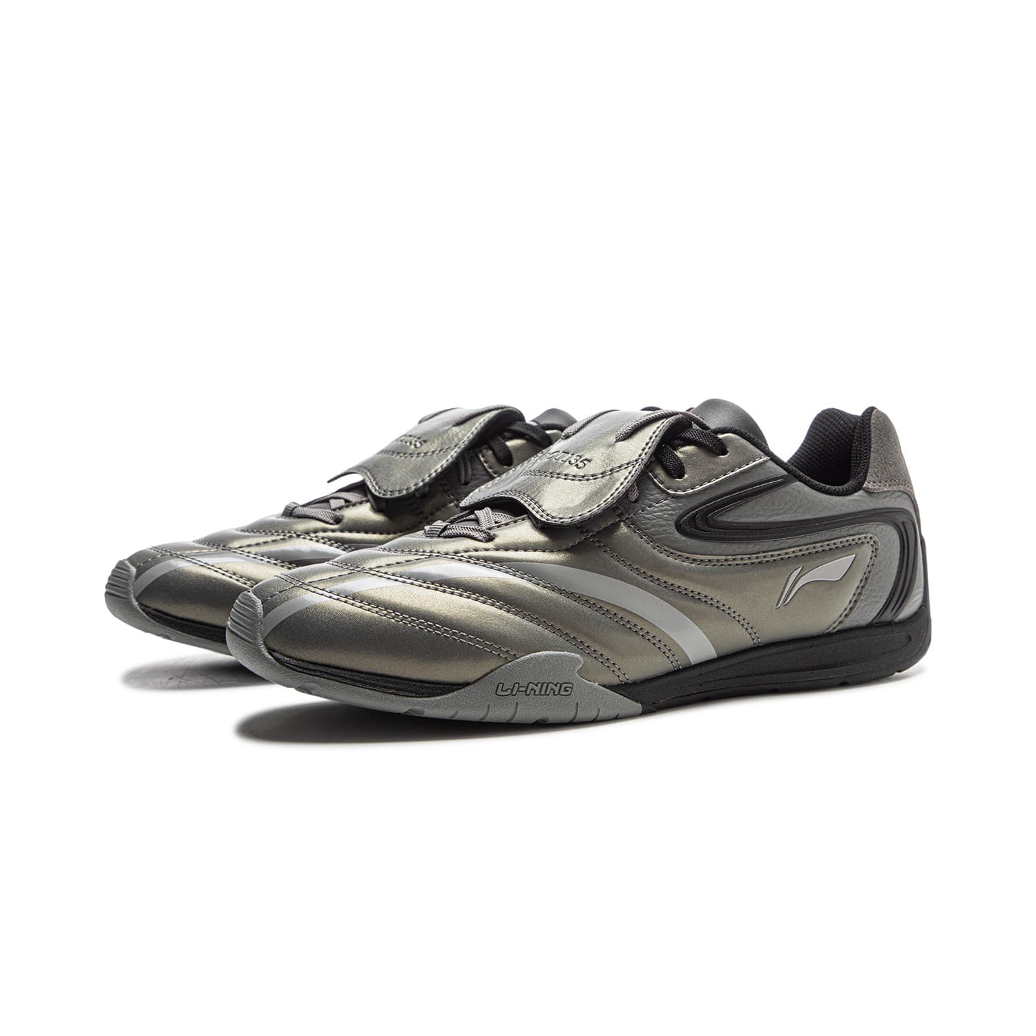 Кроссовки Li NING Film Pulse Дышащий Low Топ Повседневная обувь Мужской Асфальтовый серый - изображение 3